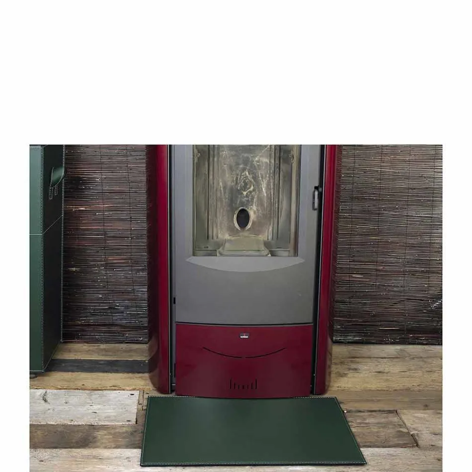 Tapete de couro para lareira / fogão Virgilio Made in Italy Viadurini