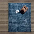 Tapete de sala em Algodão, Viscose e Lã Produzido em tear manual - Melita Viadurini