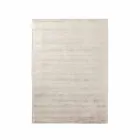 Tapete moderno para sala de estar em algodão e viscose, tecido à mão - sedoso Viadurini