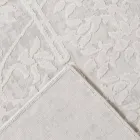 Tapete de Design com Design Bege em Poliéster e Viscose - Occitania Viadurini