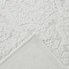 Tapete de Design com Design Bege em Poliéster e Viscose - Occitania Viadurini