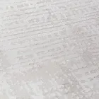 Tapete de Design com Design Bege em Poliéster e Viscose - Occitania Viadurini