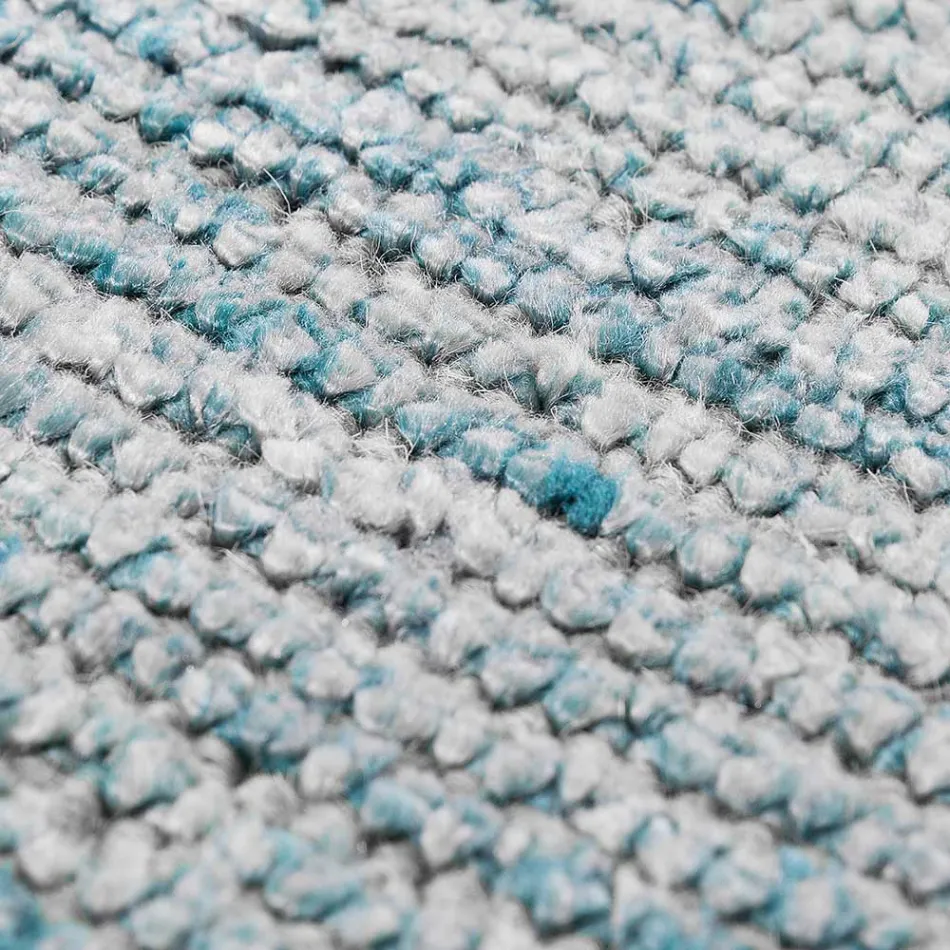 Tapete feito à mão tecido na Índia de lã de alta qualidade e seda de bambu - Anella Viadurini