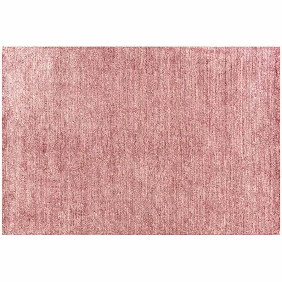 Tapete feito à mão tecido na Índia de lã de alta qualidade e seda de bambu - Anella Viadurini