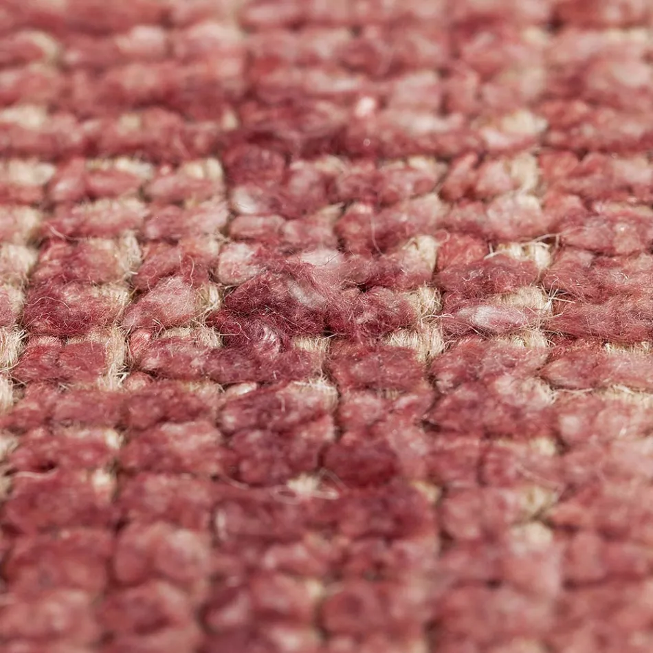 Tapete feito à mão tecido na Índia de lã de alta qualidade e seda de bambu - Anella Viadurini