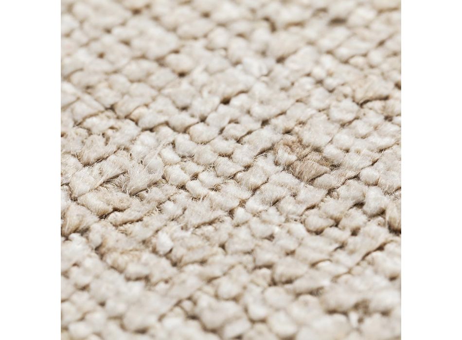 Tapete feito à mão tecido na Índia de lã de alta qualidade e seda de bambu - Anella Viadurini