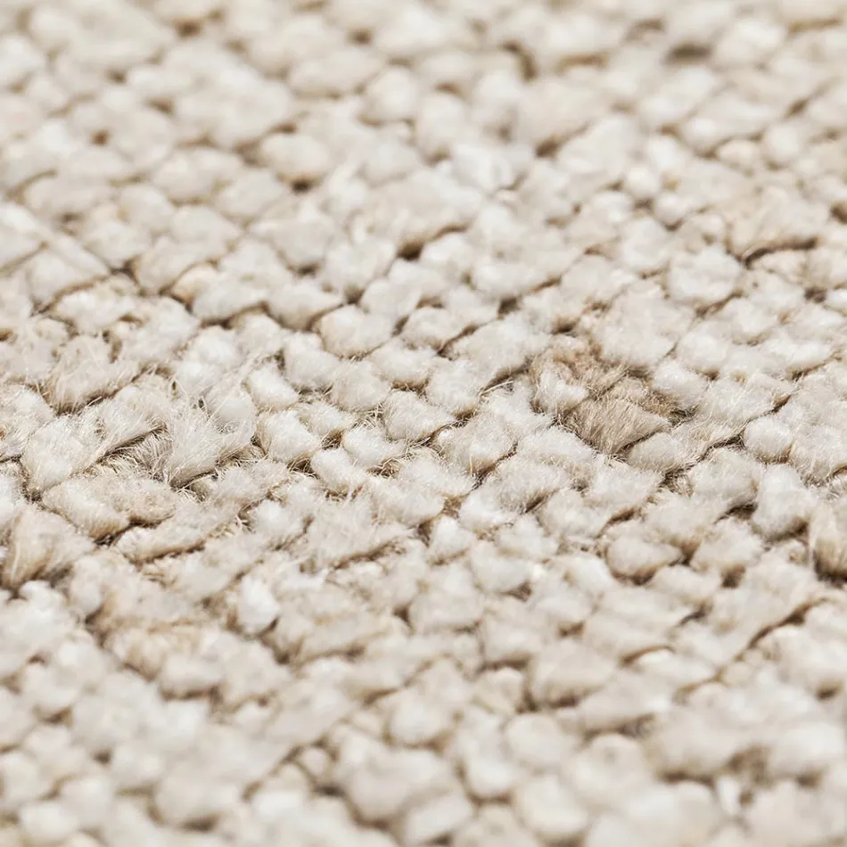 Tapete feito à mão tecido na Índia de lã de alta qualidade e seda de bambu - Anella Viadurini