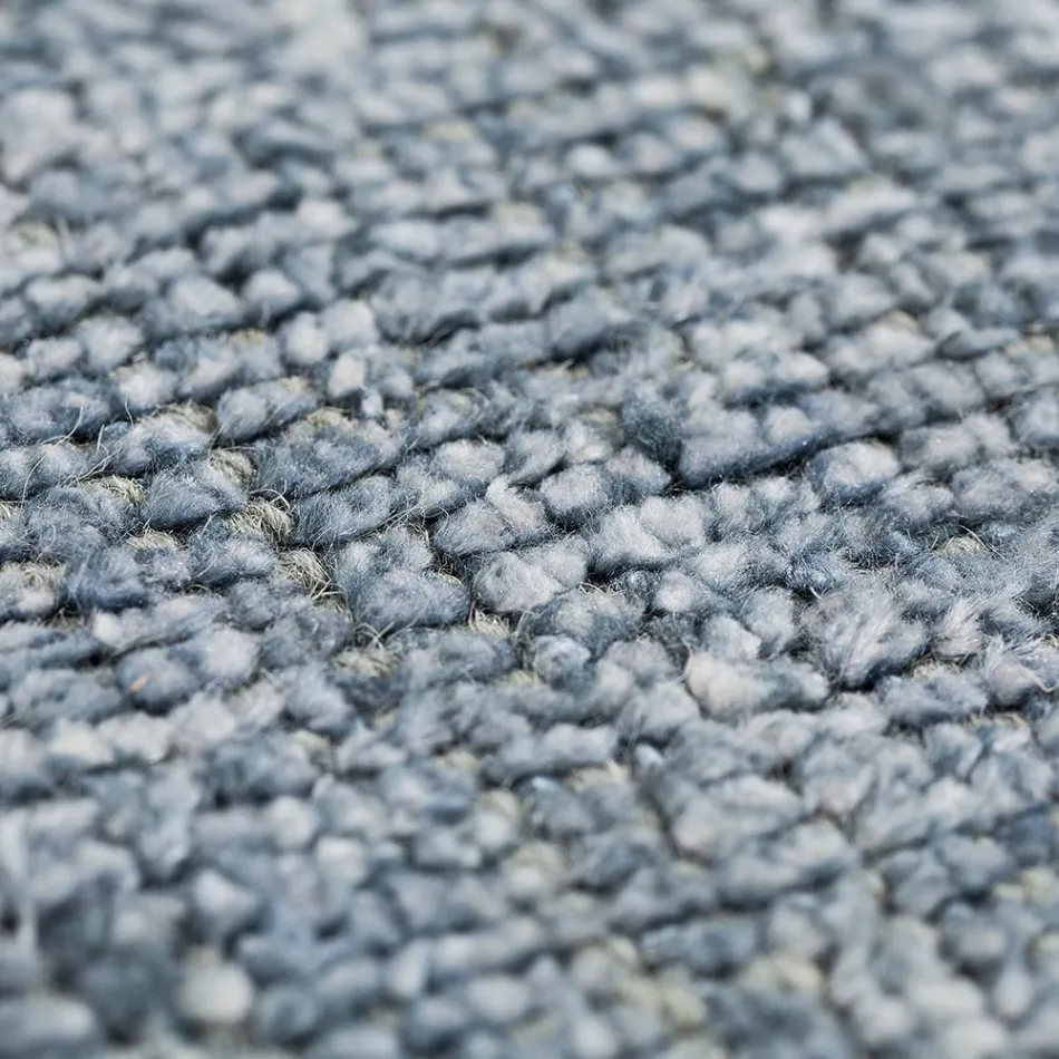 Tapete feito à mão tecido na Índia de lã de alta qualidade e seda de bambu - Anella Viadurini