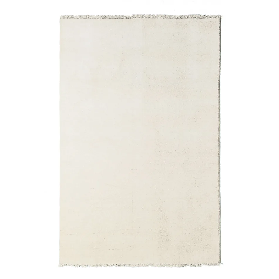 Tapete de Sala Moderno de Design Versátil em 100% Lã - Pepita Viadurini