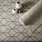 Tapete Moderno Tecido à Mão com Desenho Geométrico em Lã para Sala - Geome Viadurini