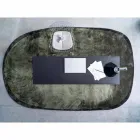 Tapete Oval da Sala em Poliamida com Impressão Digital - Palmer Viadurini