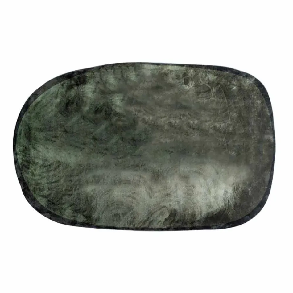 Tapete Oval da Sala em Poliamida com Impressão Digital - Palmer Viadurini