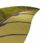 Tapete de sala em forma de folha em lã tufada à mão feito na Itália - Acino Viadurini