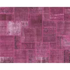 Tapete artesanal de retalhos para sala de estar amarrado à mão em Türkiye - Raimund Viadurini