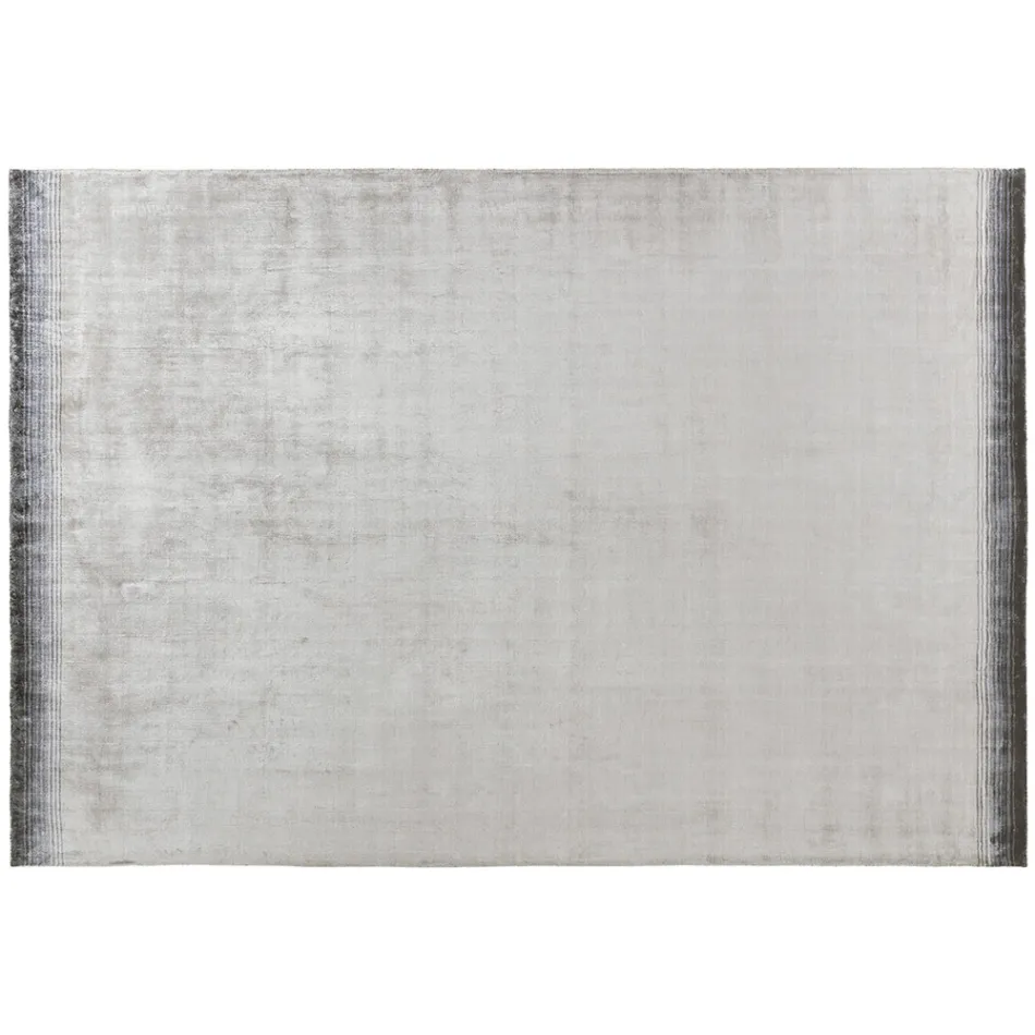 Tapete de sala feito à mão em tecido de viscose de alta qualidade na Índia - Bonnet Viadurini