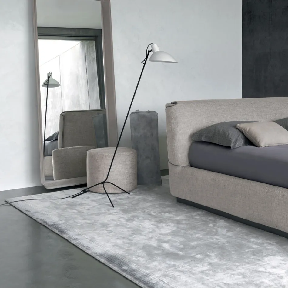 Tapete de sala feito à mão em tecido de viscose de alta qualidade na Índia - Bonnet Viadurini