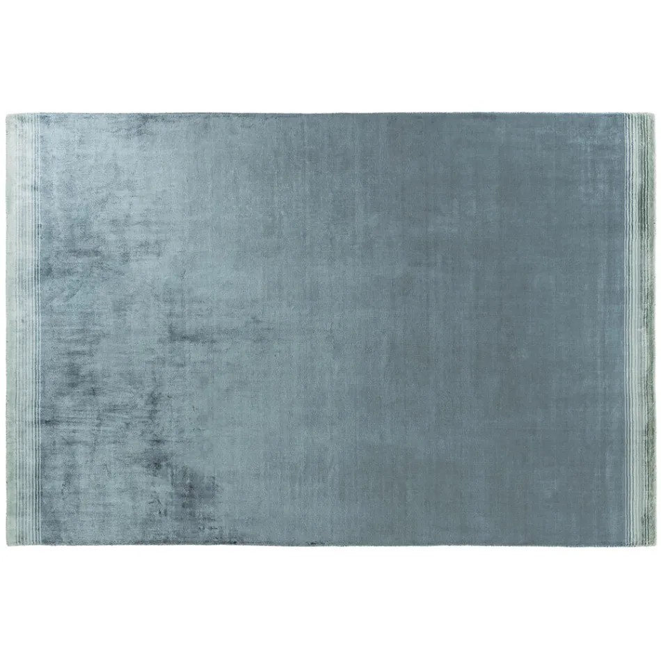 Tapete de sala feito à mão em tecido de viscose de alta qualidade na Índia - Bonnet Viadurini