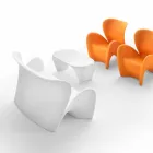 Mesas de centro modernas para interiores ou exteriores, 2 peças - Lily by Myyour Viadurini