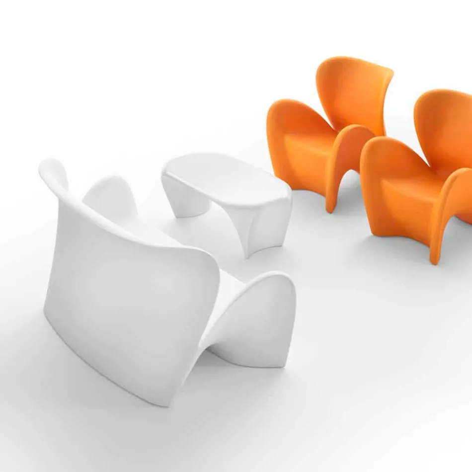 Mesas de centro modernas para interiores ou exteriores, 2 peças - Lily by Myyour Viadurini