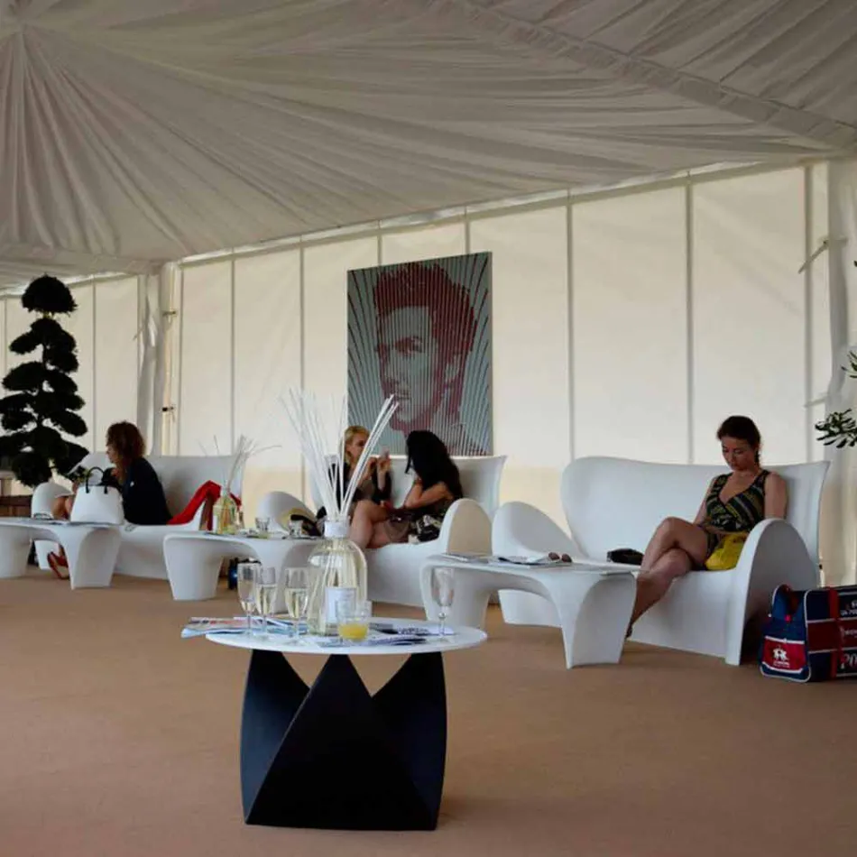 Mesas de centro modernas para interiores ou exteriores, 2 peças - Lily by Myyour Viadurini