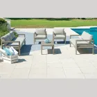 Mesa de Jardim 100x55 cm em Alumínio com Diferentes Acabamentos - Mickey Mouse Viadurini