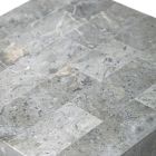Mesa de centro alta em acabamento cinza pedra fóssil - Flórida Viadurini