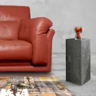 Mesa de centro alta em acabamento cinza pedra fóssil - Flórida Viadurini