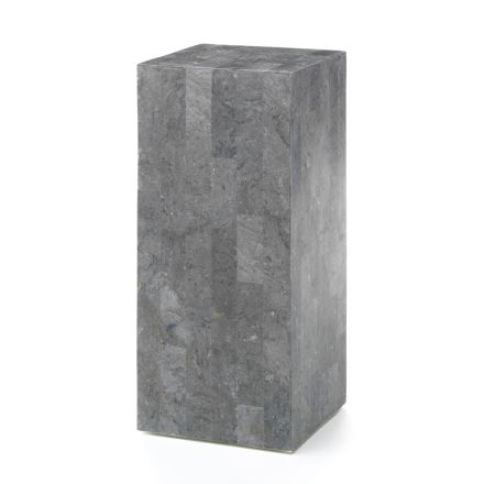 Mesa de centro alta em acabamento cinza pedra fóssil - Flórida Viadurini