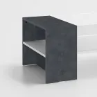 Mesinha Baixa para Sala em Madeira Branca 3 Acabamentos - Rames Viadurini