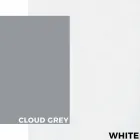 Mesa de centro moderna ao ar livre em alumínio e laminado - Carmine2 Viadurini