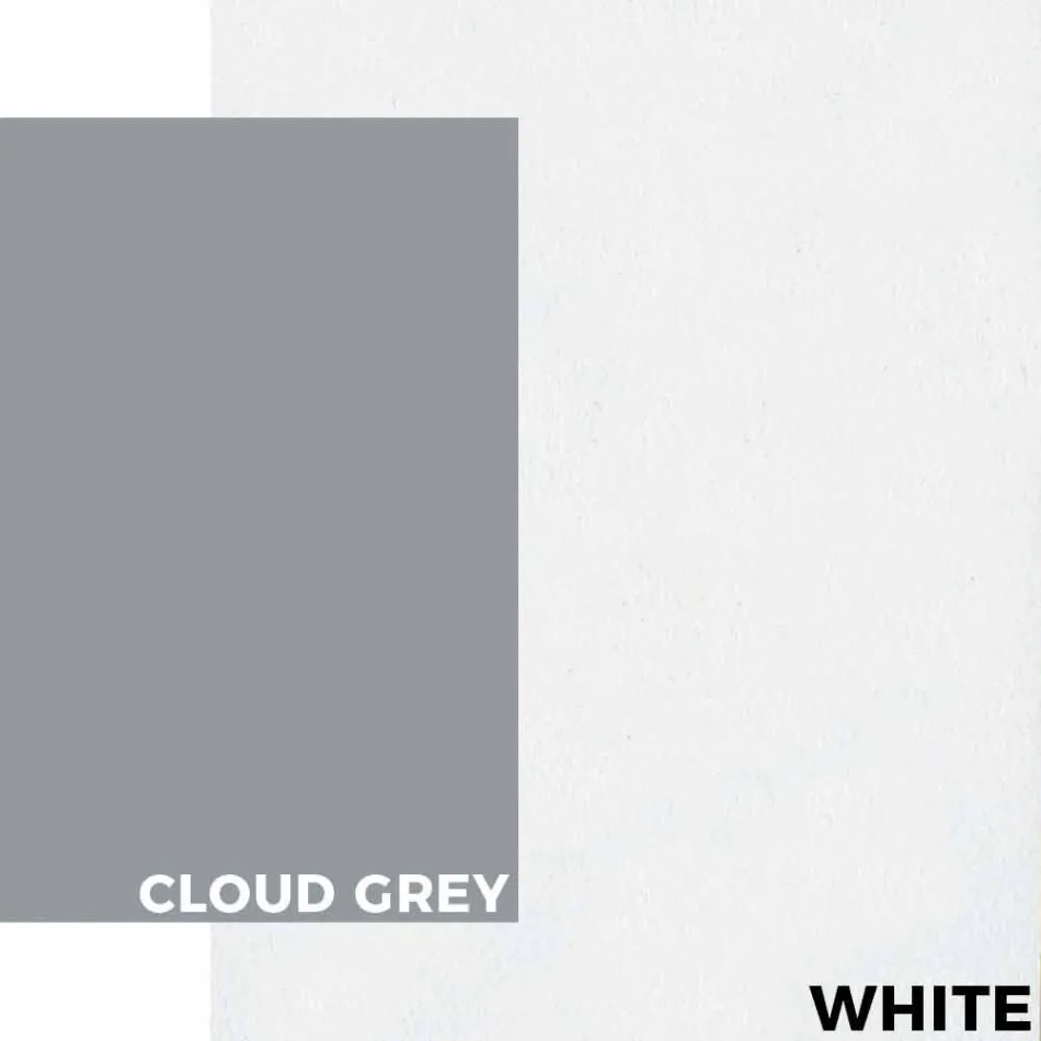 Mesa de centro moderna ao ar livre em alumínio e laminado - Carmine2 Viadurini