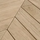 Mesa de centro baixa externa de teca com tampo oval, Homemotion - Ricardo Viadurini