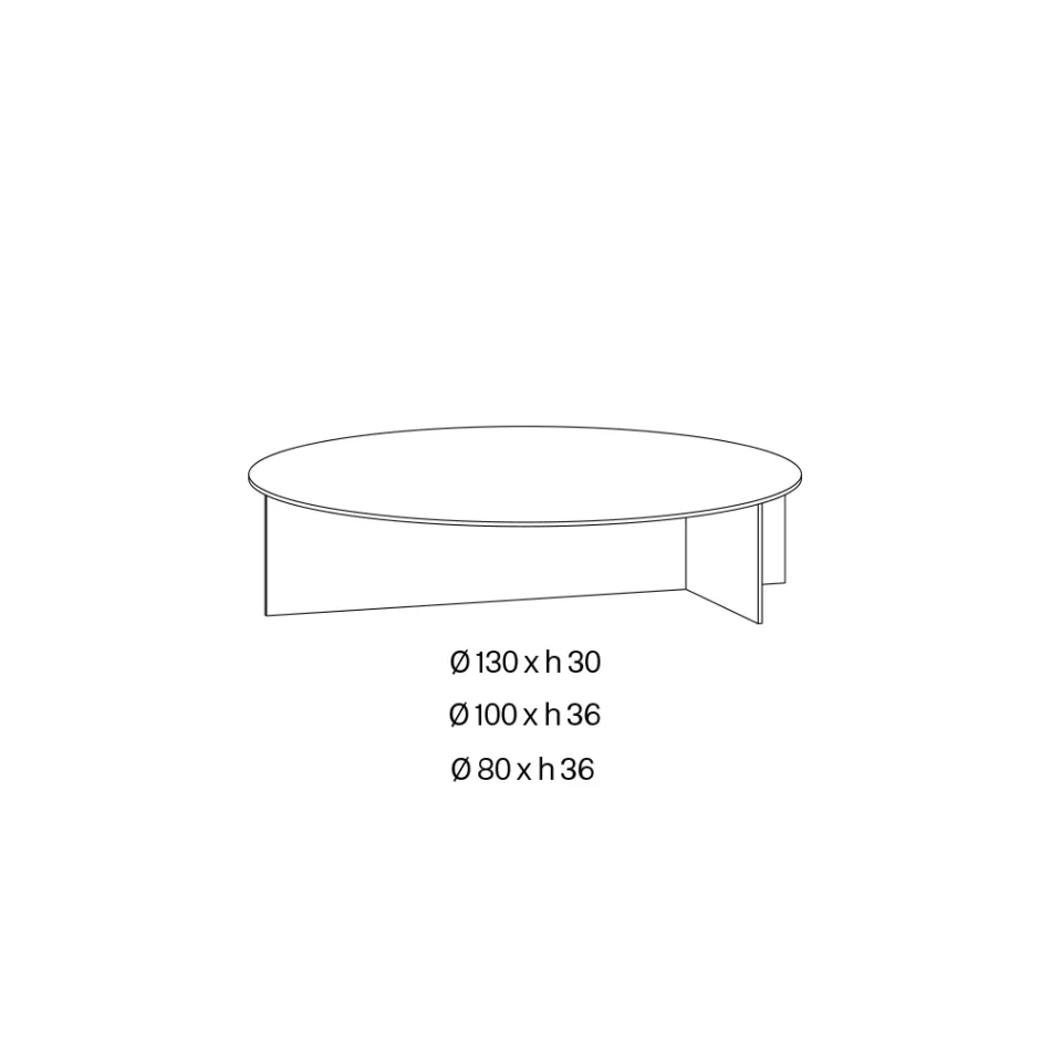 Mesa de centro Laris em vidro bronze com design refinado, fabricada na Itália. Viadurini