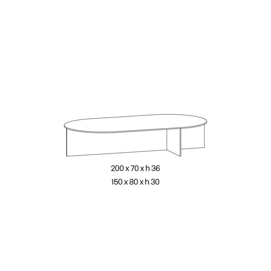 Mesa de centro Laris em vidro bronze com design refinado, fabricada na Itália. Viadurini