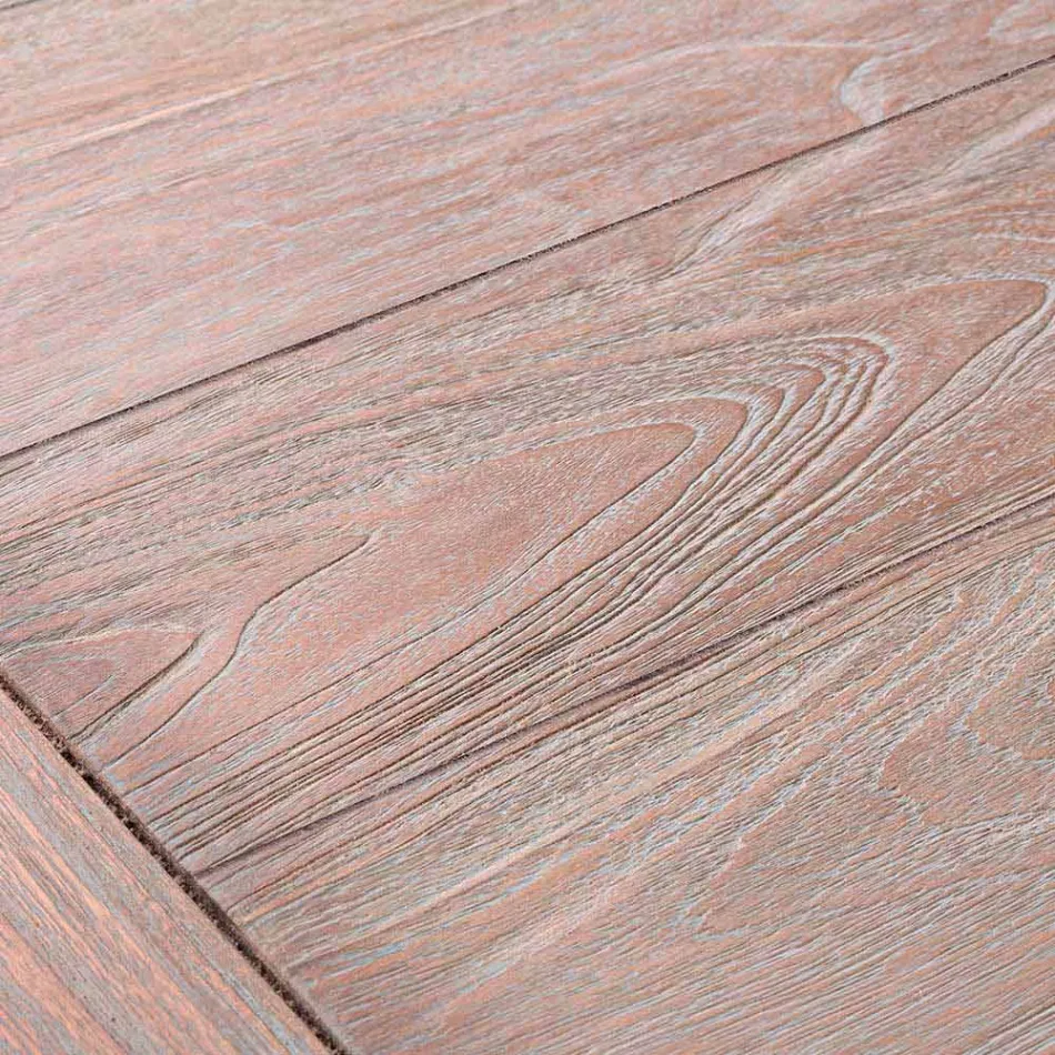 Homemotion - Nusadua Mesa de centro exterior de teca baixa em madeira natural Viadurini