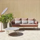 Tampo de mesa baixa Hpl ou cerâmica feita na Itália - Emmacross por Varaschin Viadurini