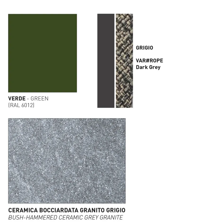 Tampo de mesa baixa Hpl ou cerâmica feita na Itália - Emmacross por Varaschin Viadurini