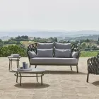 Tampo de mesa baixa Hpl ou cerâmica feita na Itália - Emmacross por Varaschin Viadurini