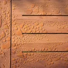 Mesa de centro quadrada baixa para sala ao ar livre em madeira natural ou preta - Suzana Viadurini