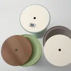 Mesa de centro externa em polietileno colorido com compartimento interno - agudo Viadurini