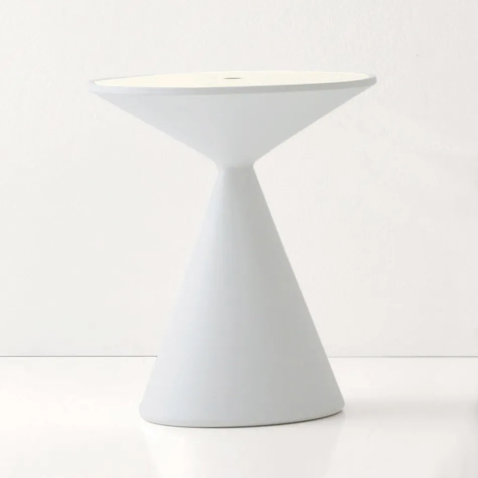 Mesa de centro externa em polietileno colorido com compartimento interno - agudo Viadurini