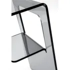 Mesa de cabeceira em Plexiglass Transparente ou Fumado Fabricado na Itália - Lollao Viadurini
