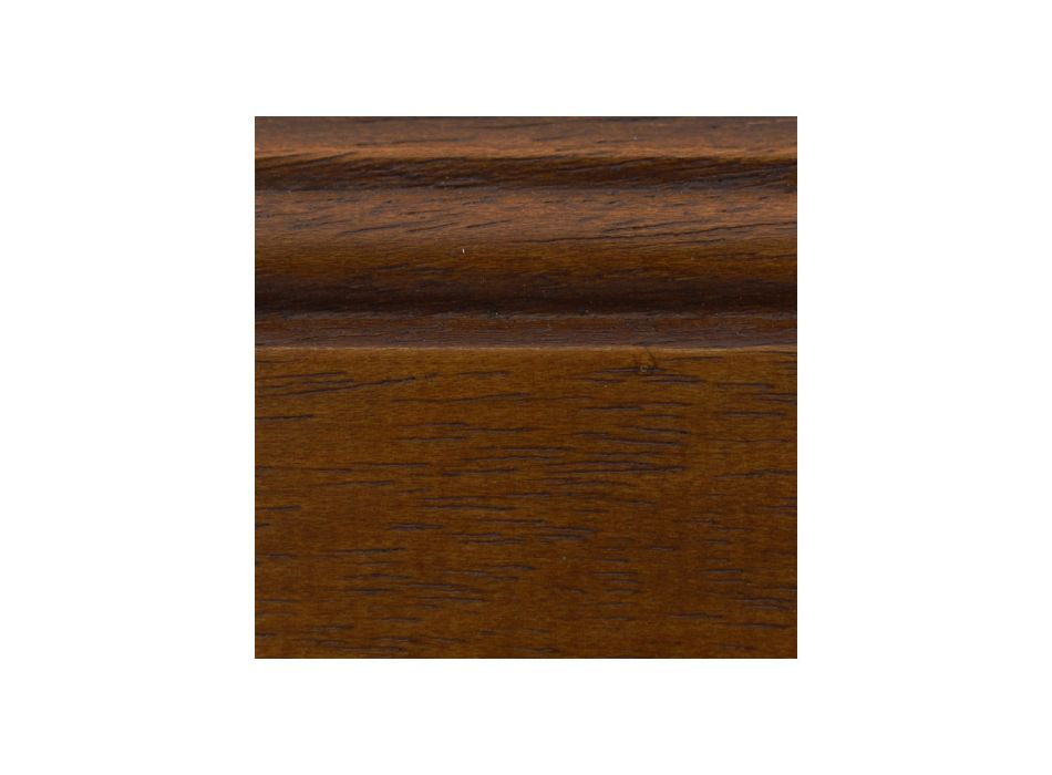 Mesa de centro com gaveta e prateleira em madeira patinada Made in Italy - Tuoni Viadurini