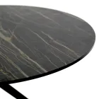 Mesa de centro com tampo redondo em grés made in Italy - Siste Viadurini