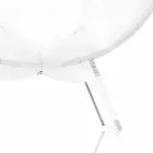 Biffy mesa de centro redonda preta / container, design moderno made in Italy Viadurini