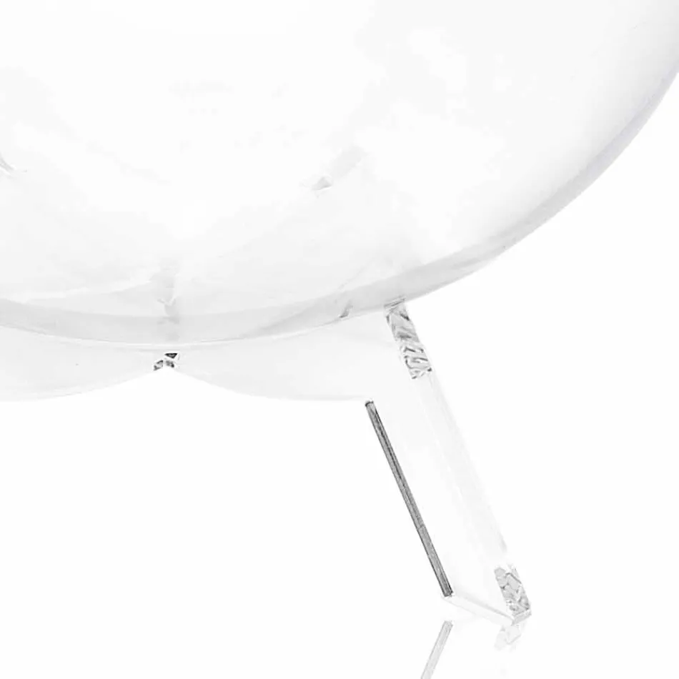 Biffy mesa de centro redonda vermelha / container, design moderno made in Italy Viadurini