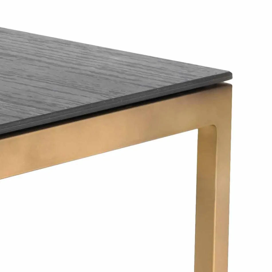 Mesa lateral externa quadrada com design 2 Dimensões 3 acabamentos - Julie Viadurini