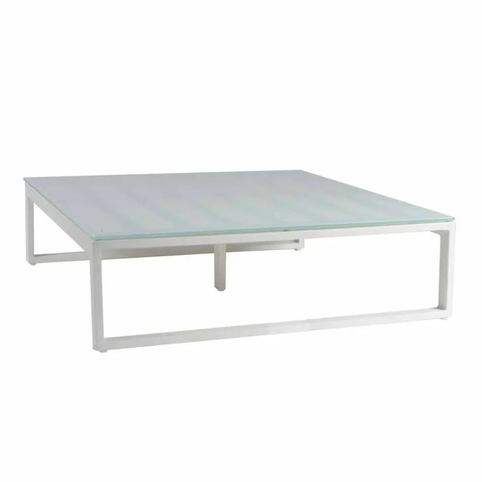 Mesa lateral externa quadrada com design 2 Dimensões 3 acabamentos - Julie Viadurini