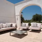 Mesa lateral externa quadrada com design 2 Dimensões 3 acabamentos - Julie Viadurini