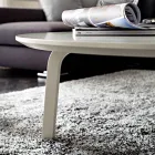 Mesa de centro com tampo redondo em Mdf lacado Made in Italy - Tobiko Viadurini